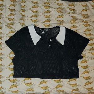 Killstar Mesh Wednesday Top